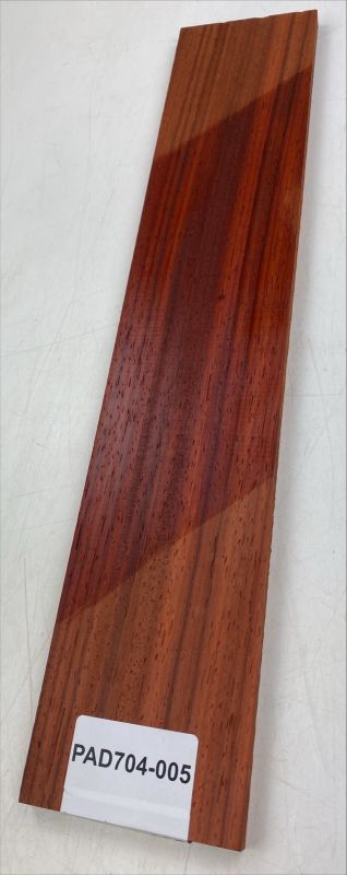 Fretboard Padouk, 509x99x11mm Unique Piece #005